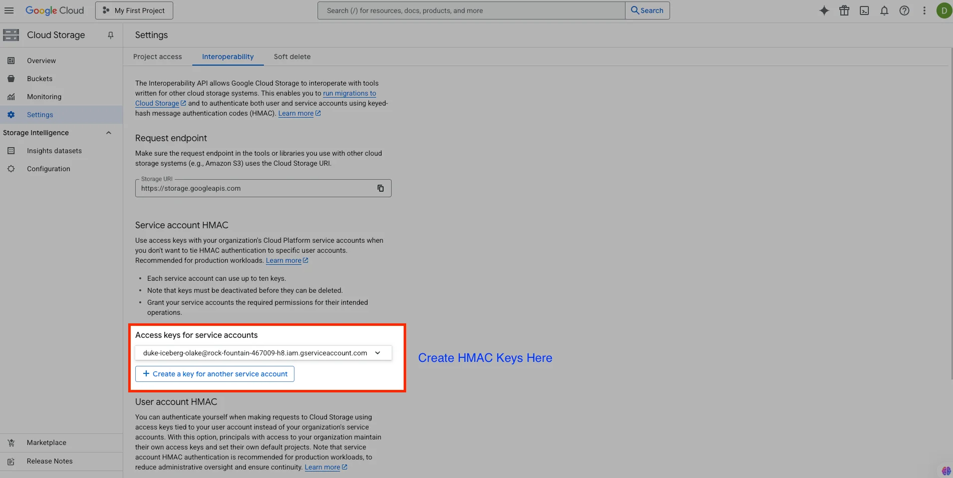 HMAC Keys Generation