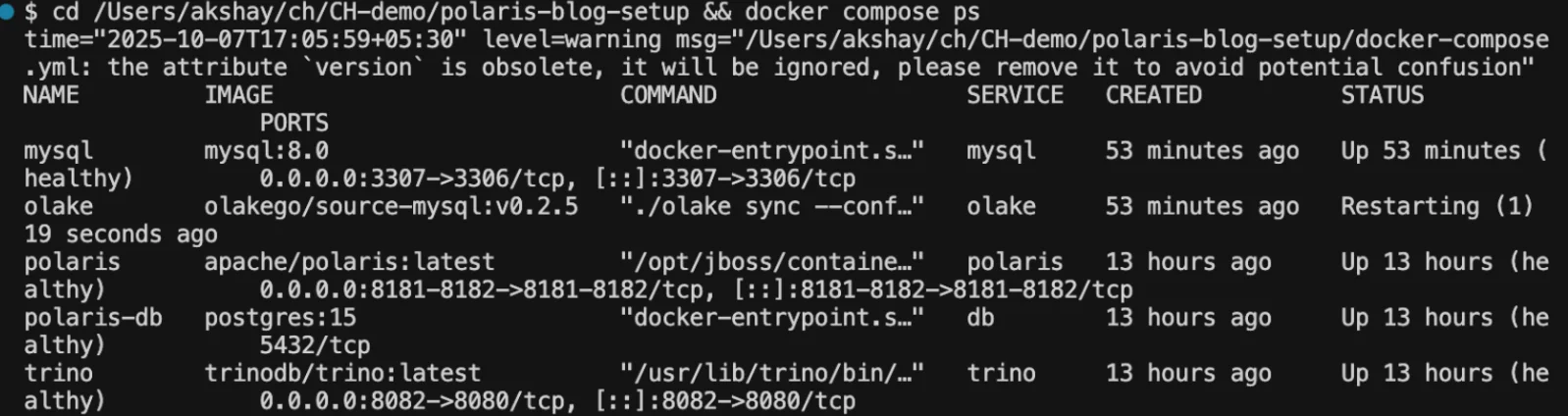 Docker Logs