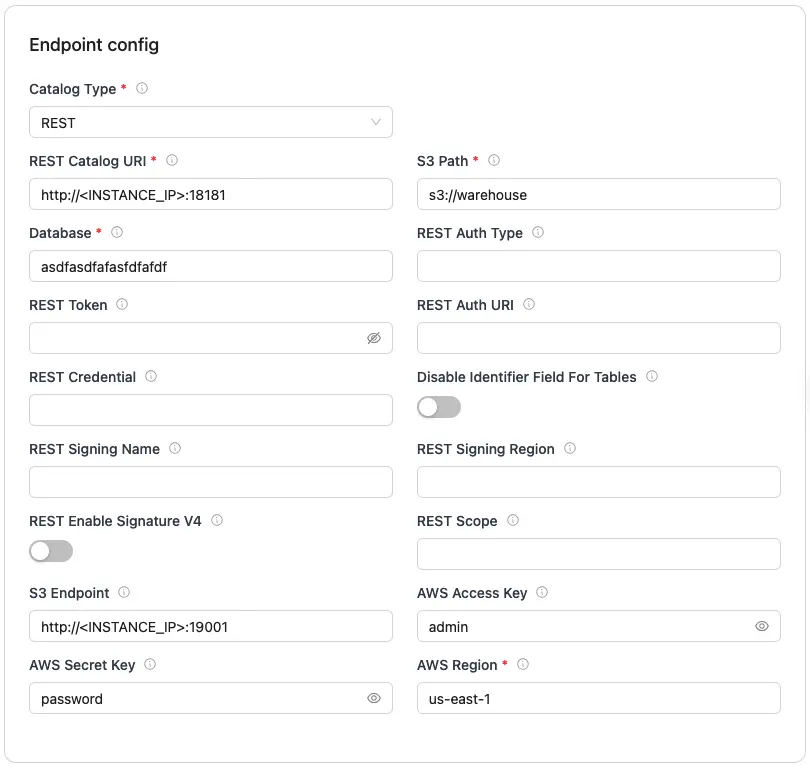 Doris lakehouse stack running successfully