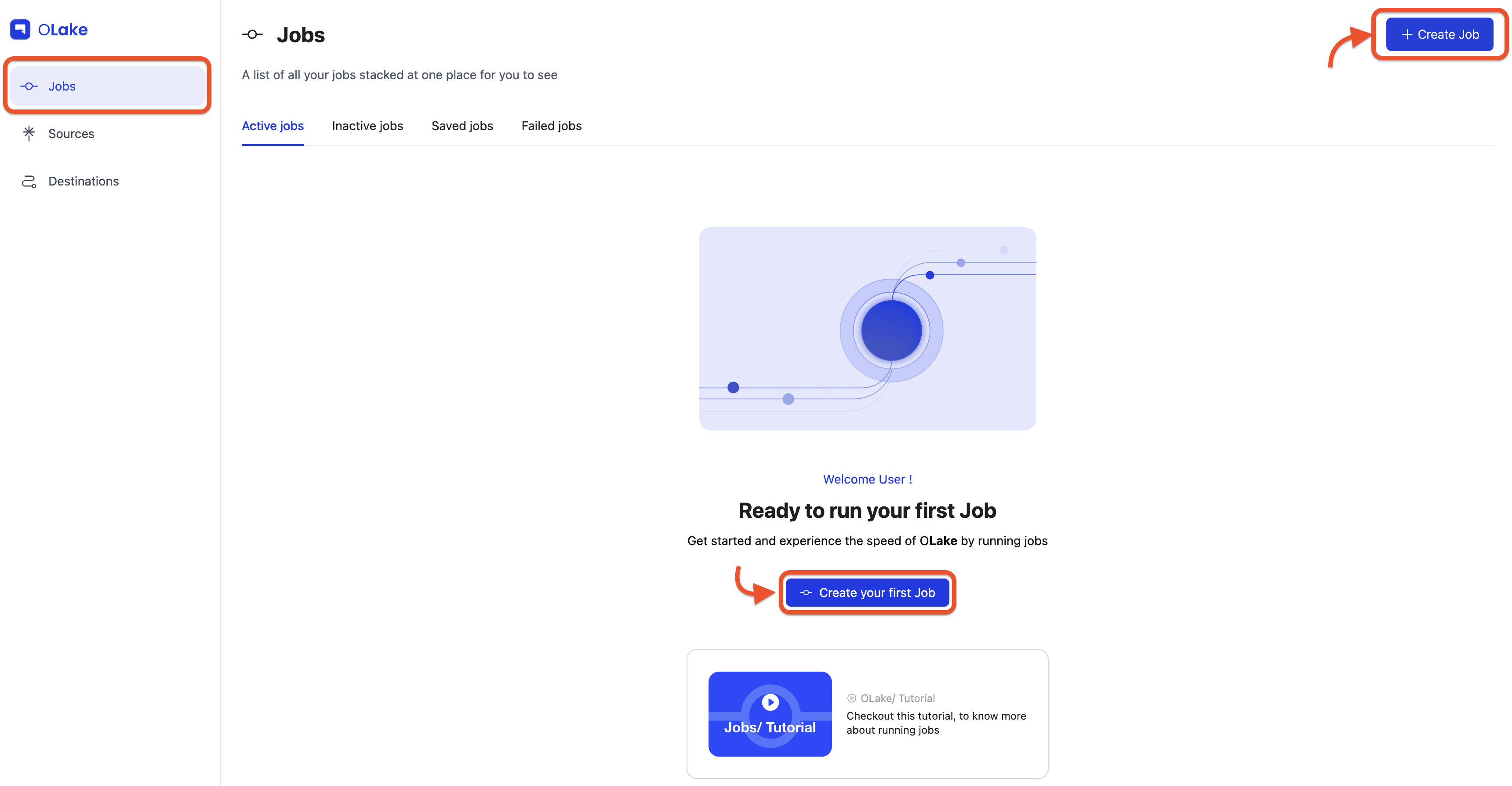 Job page