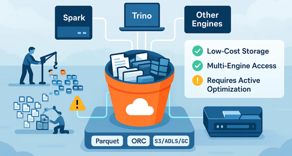 Open storage with Parquet format