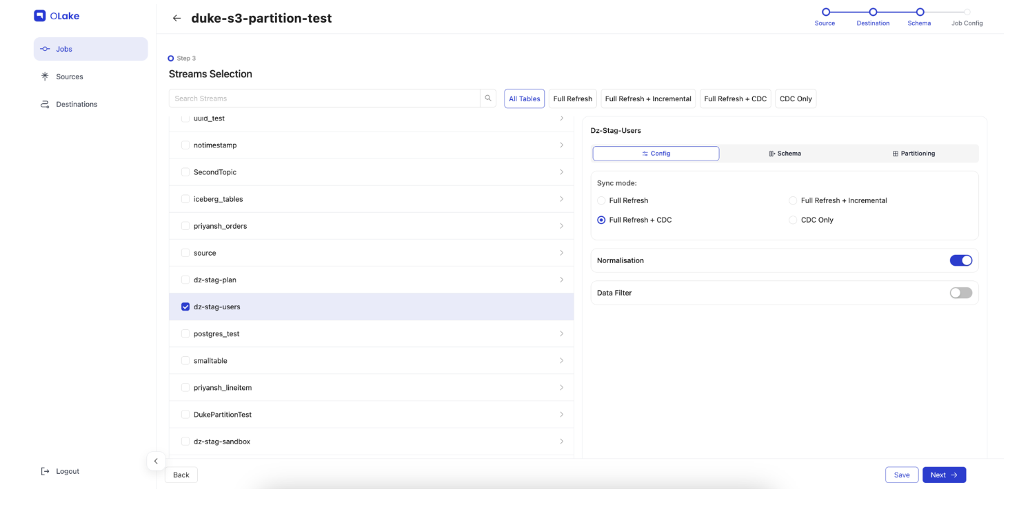 Job Configuration - Step 5.2