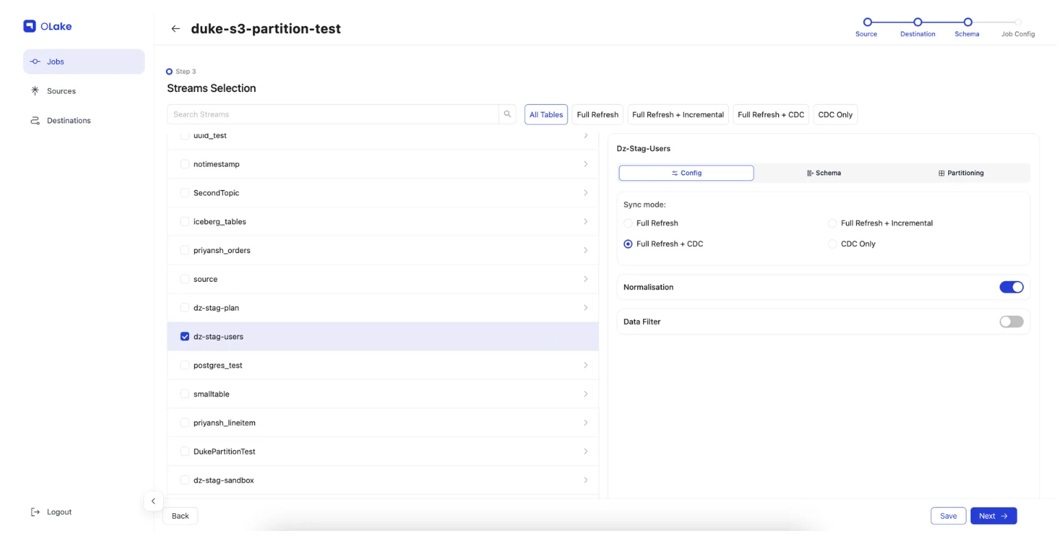 Job Configuration - Step 5.2