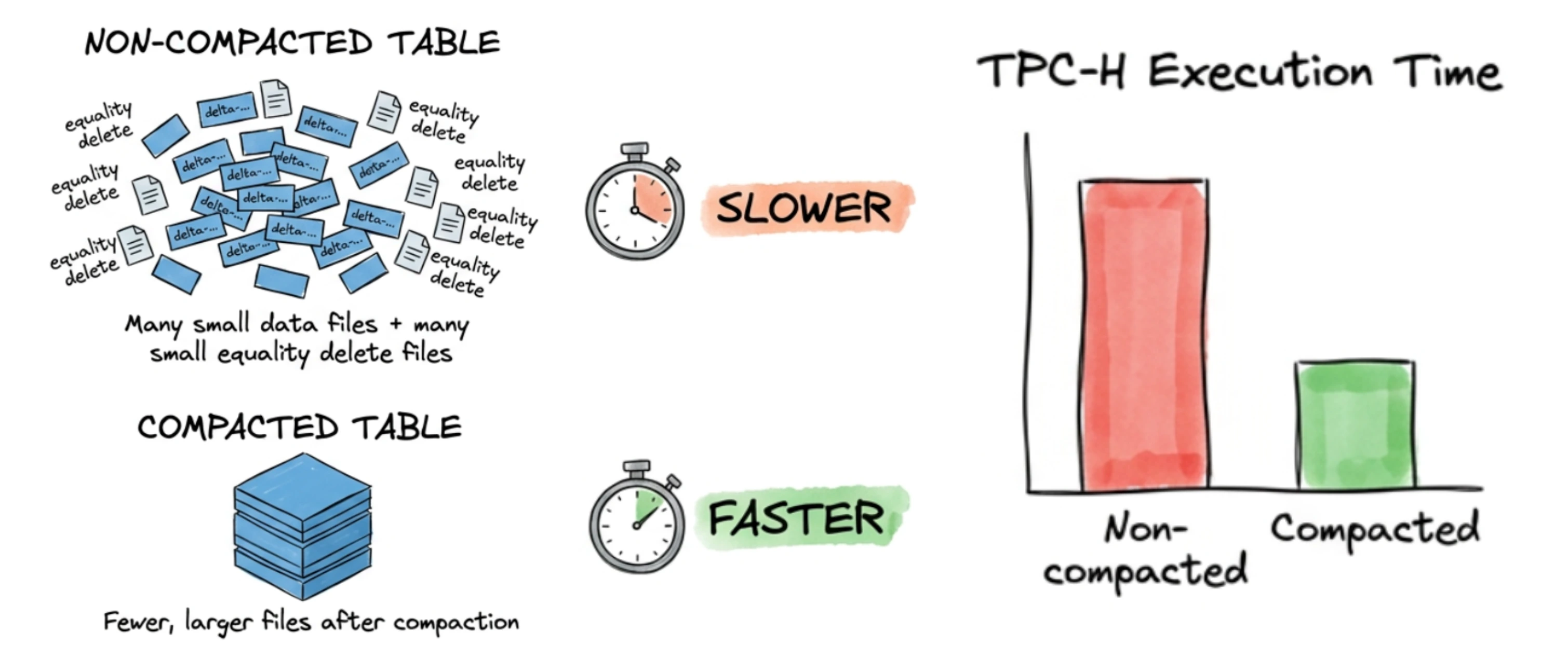 Iceberg Compaction: How Much Faster Are TPC-H Queries?