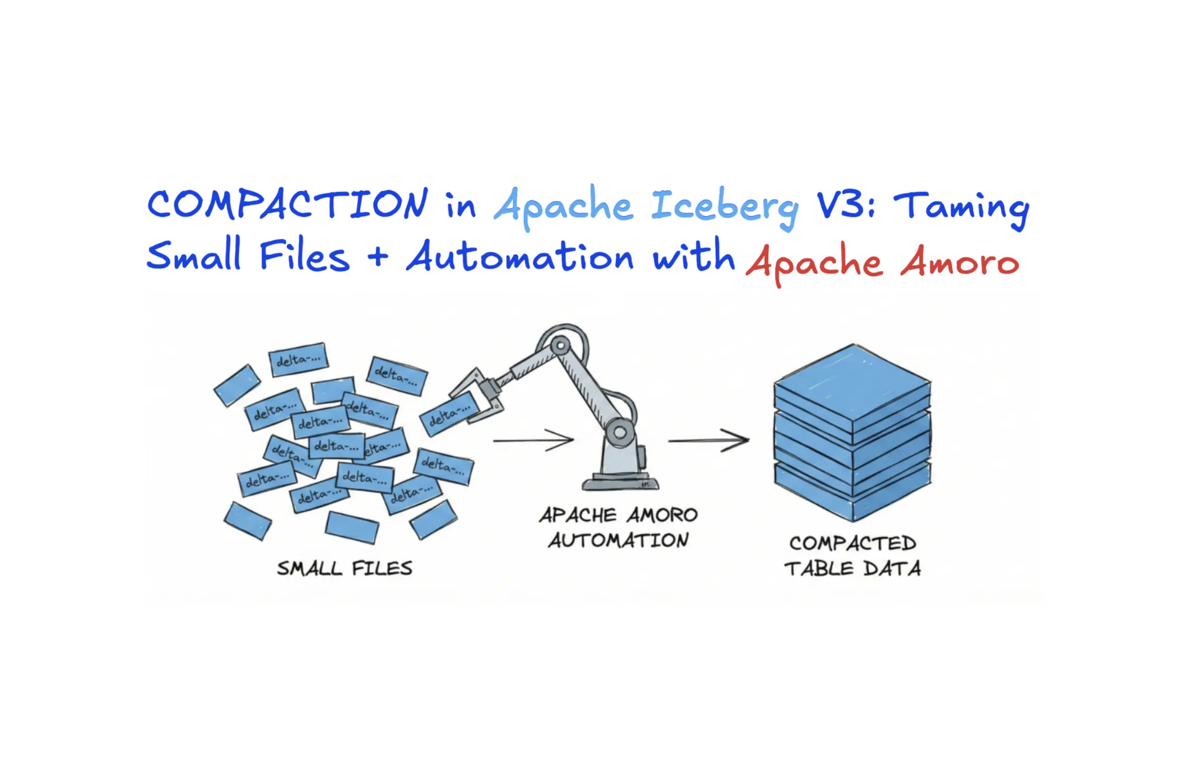 How to Compact Apache Iceberg Tables: Small Files + Automation with Apache Amoro
