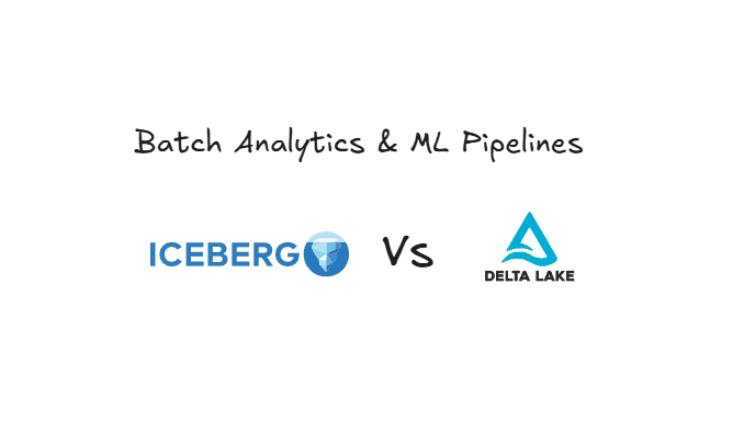 Apache Iceberg vs Delta Lake:  Comparison for Batch Analytics & ML Pipelines