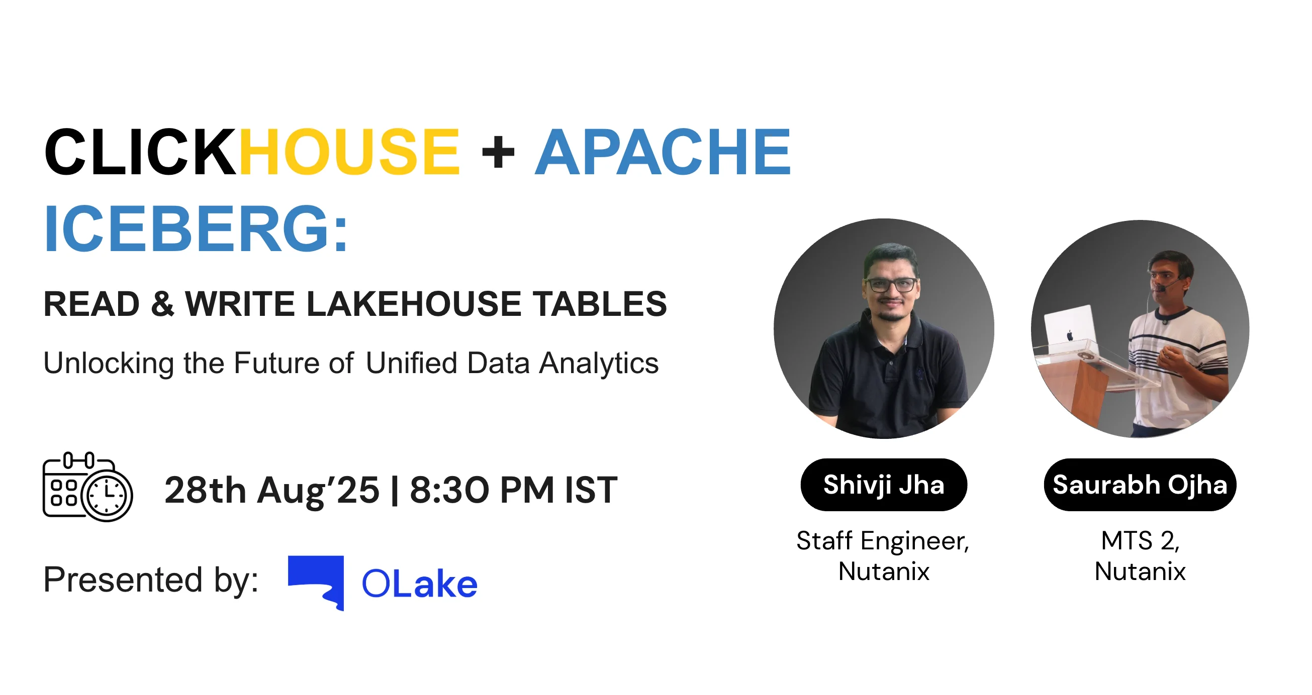 ClickHouse Iceberg Workshop: Unified Lakehouse Architectures
